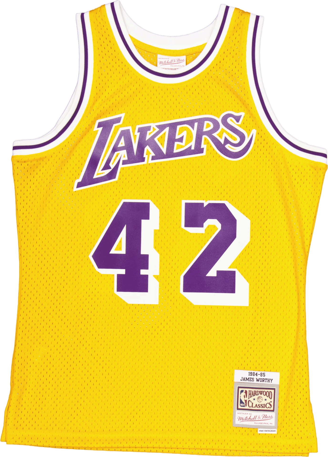 Swingman Jersey 84-85 Light Gold, Male, Apparels, Jersey, Yellow, XL