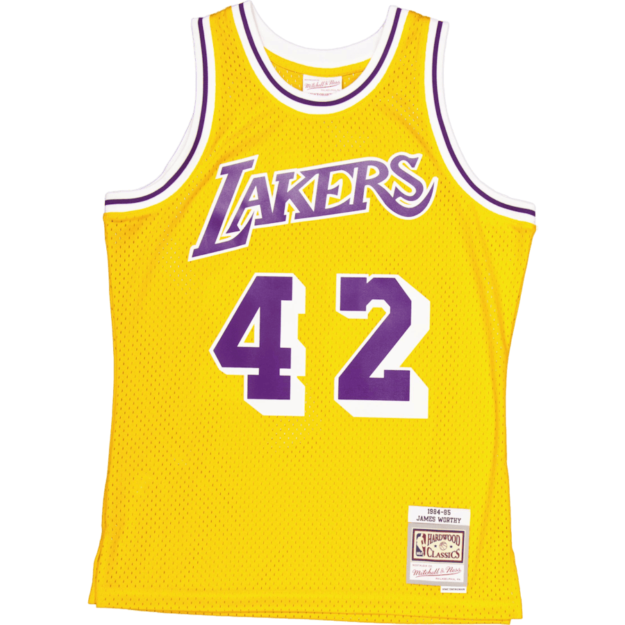 Swingman Jersey 84-85 Light Gold