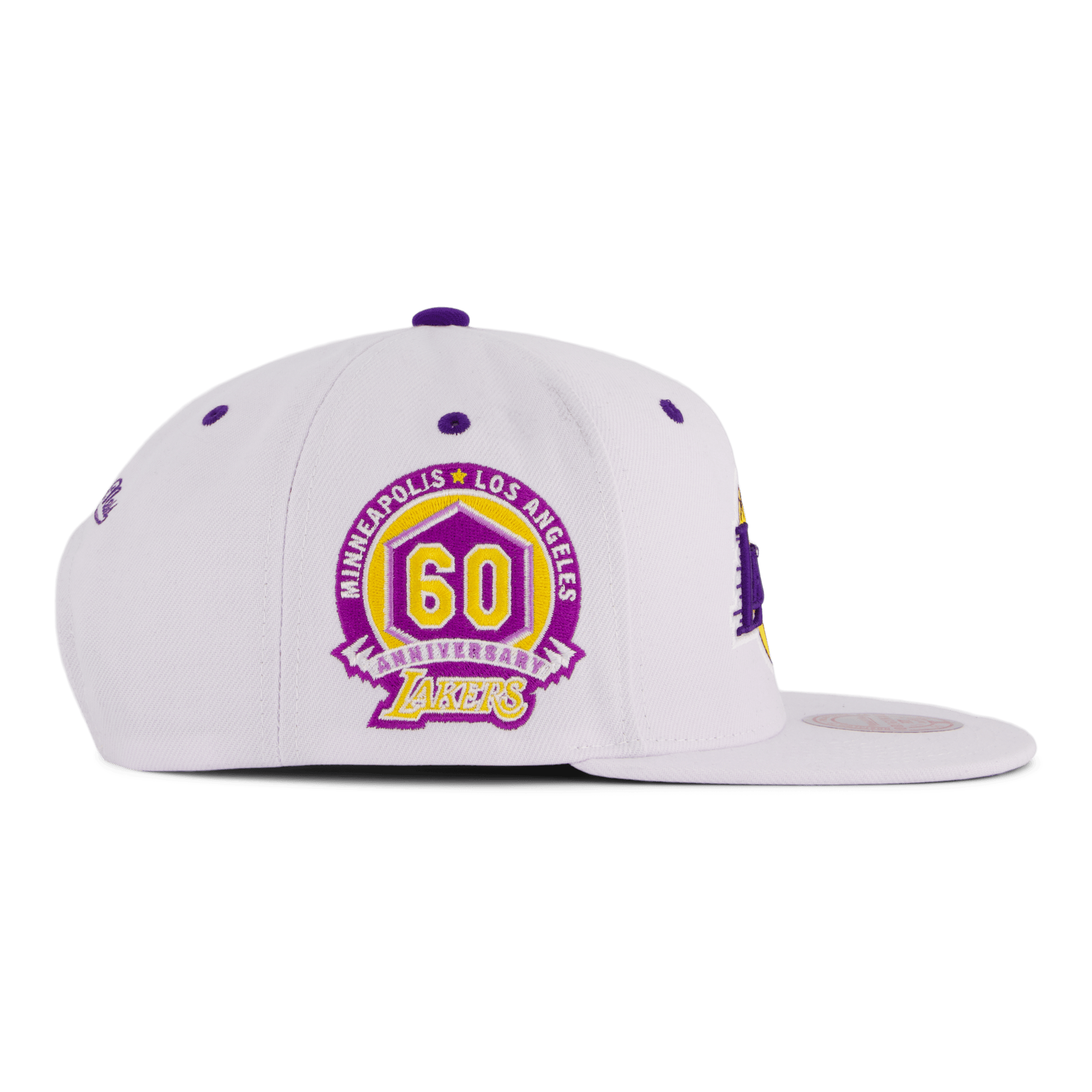 Lakers White Team Color Snapback - Bild 4