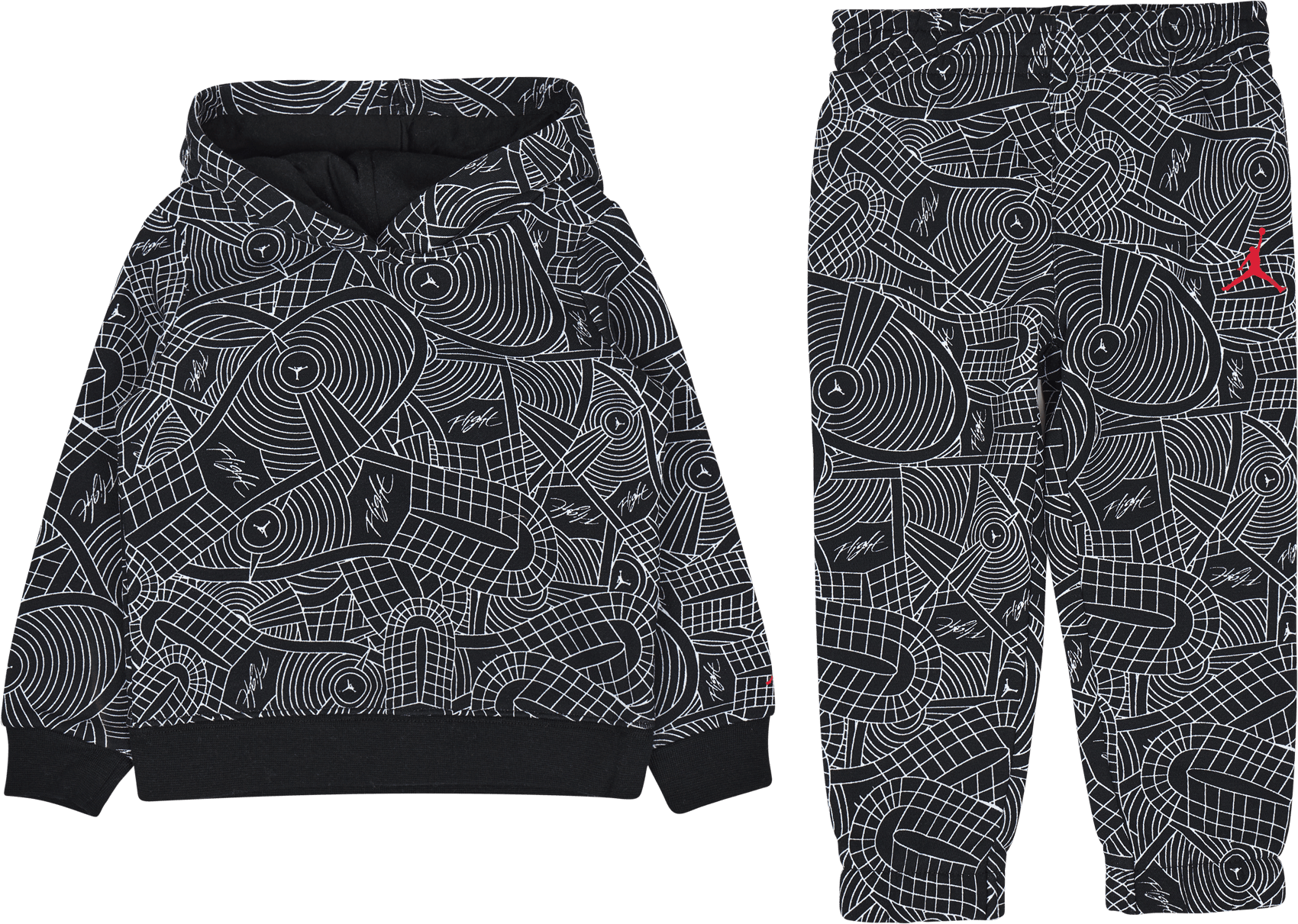 Jdg Flight Aop Pullover Set Black
