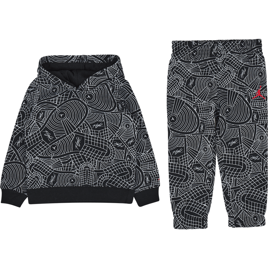 Jdg Flight Aop Pullover Set Black