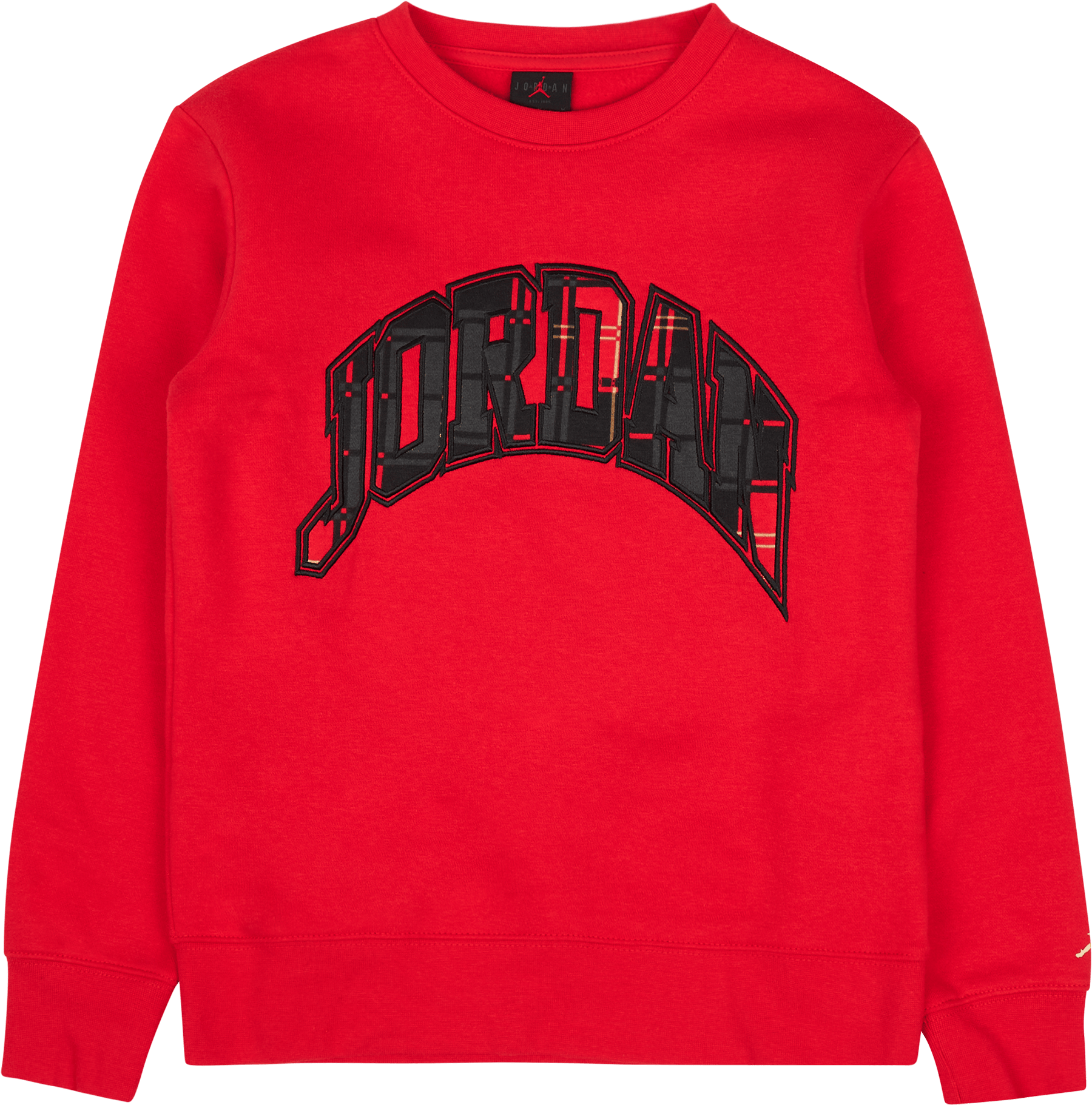 Jdb Essentials Plaid Crew Fire Red