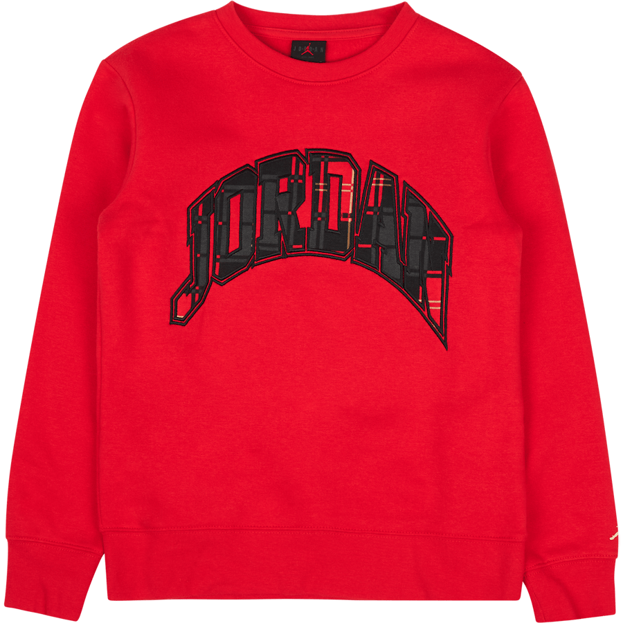 Jdb Essentials Plaid Crew Fire Red
