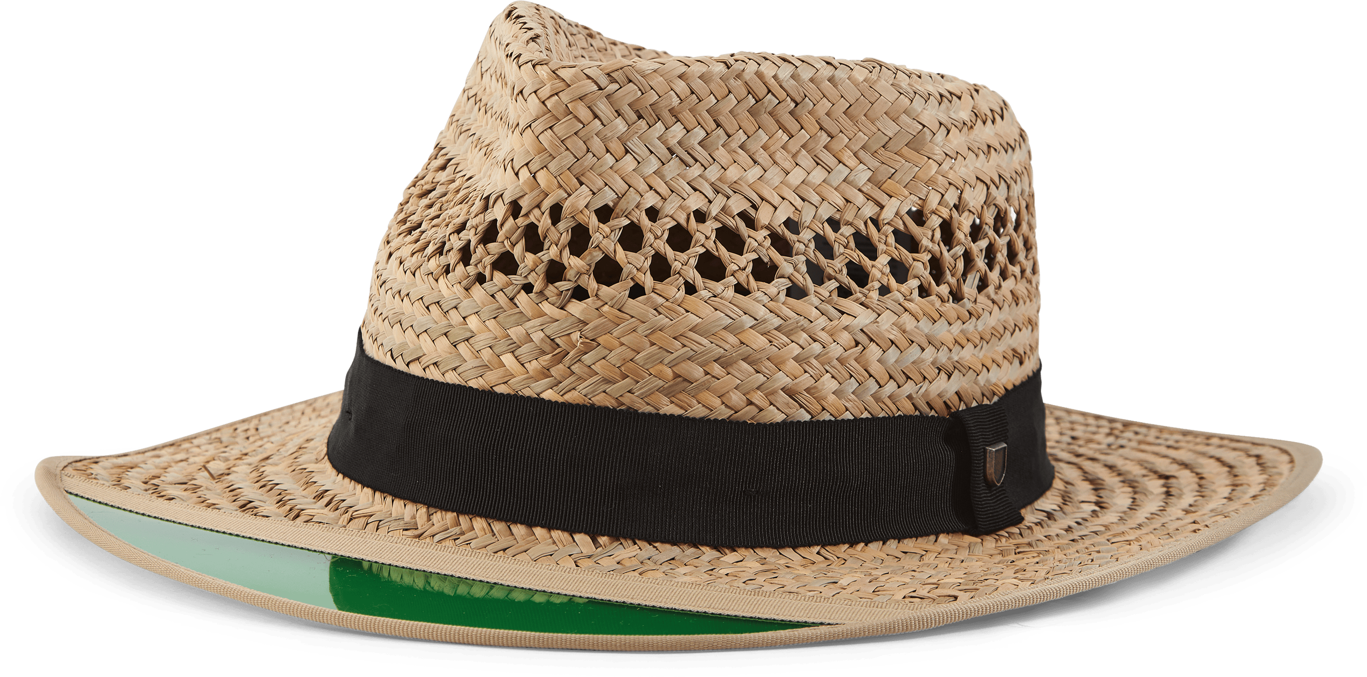 Hunter Straw Fedora Tan