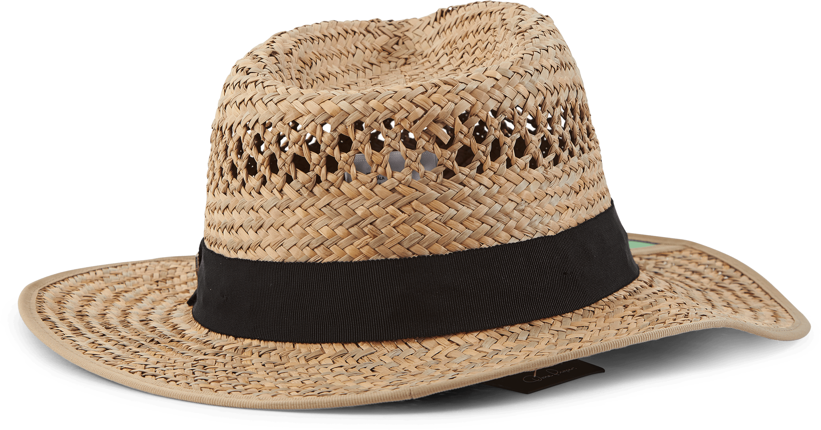 Hunter Straw Fedora Tan - Bild 3