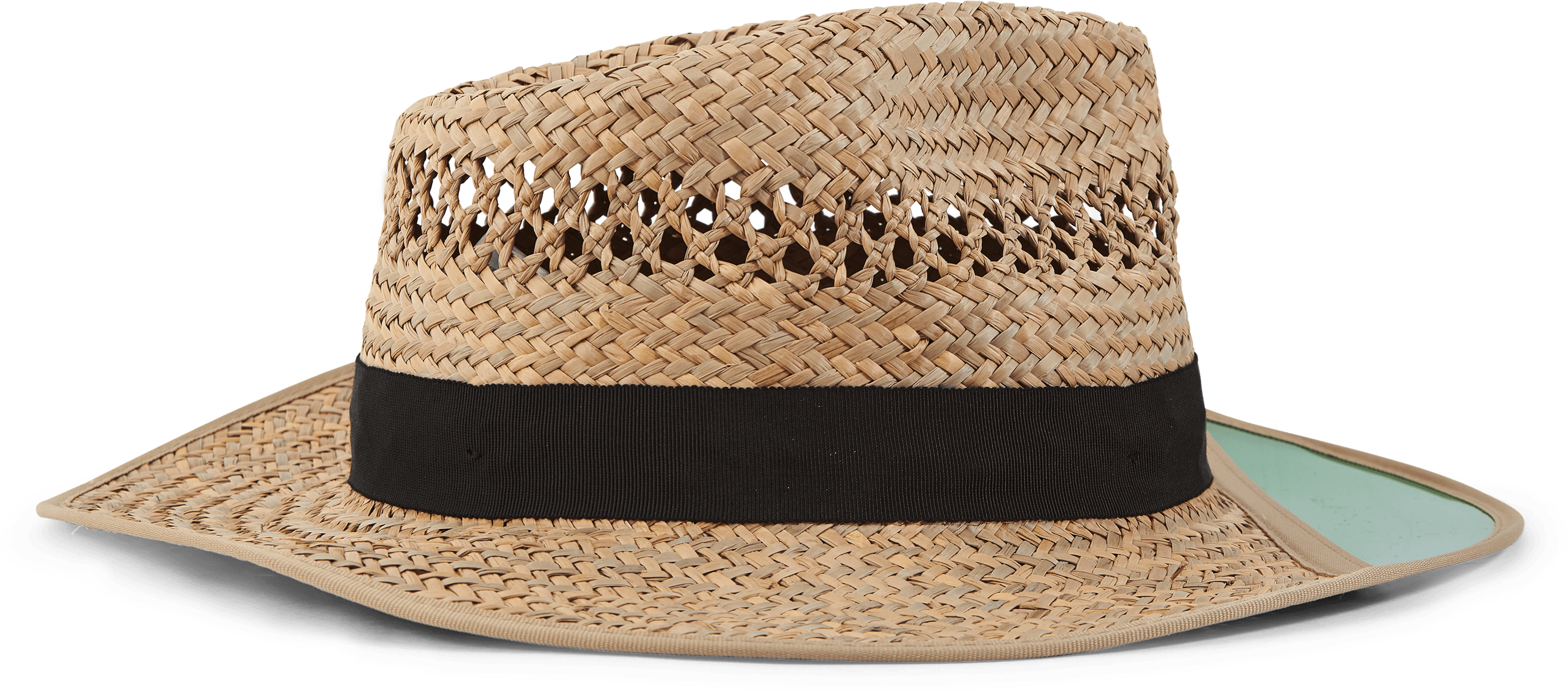 Hunter Straw Fedora Tan - Bild 4