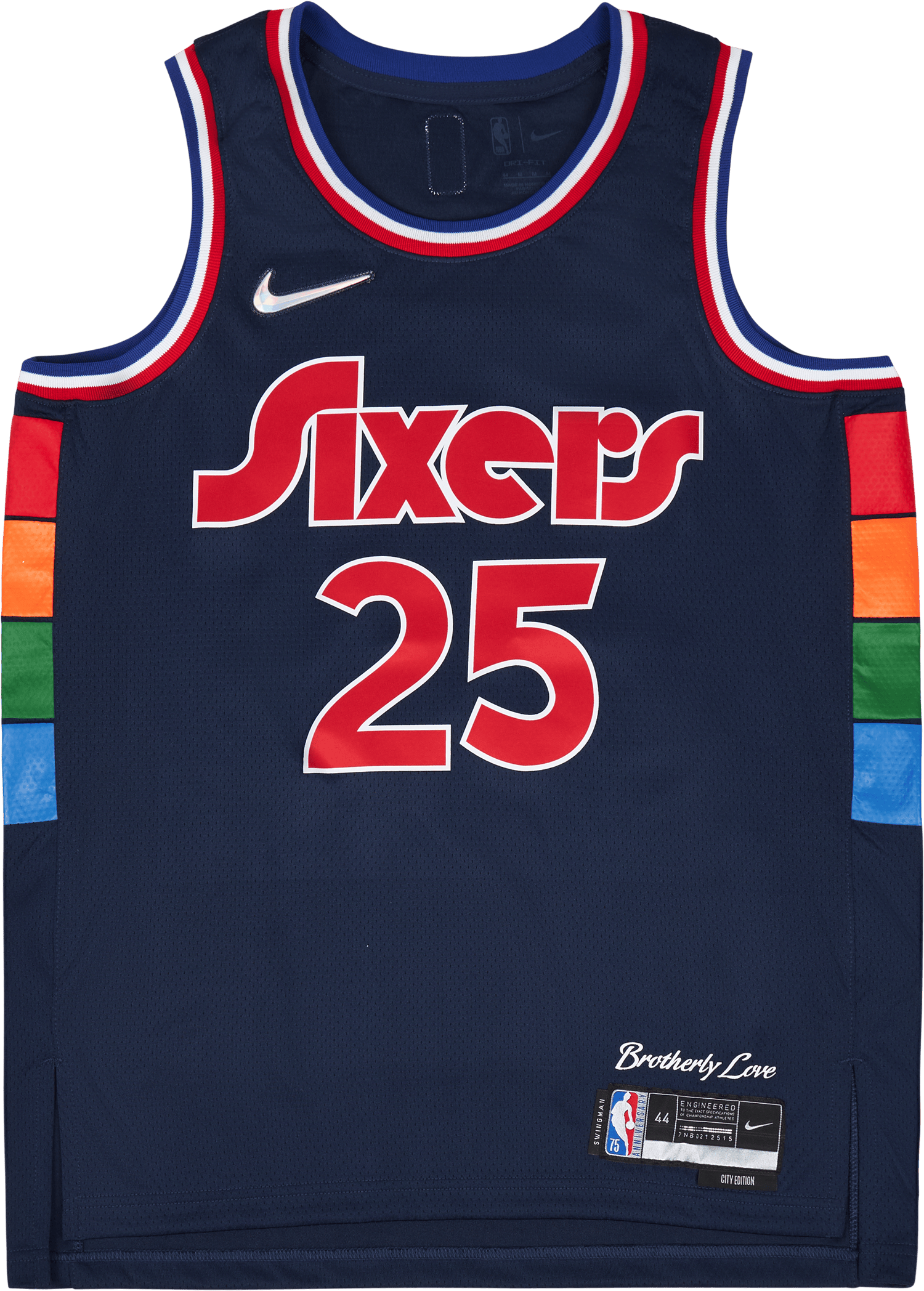 2021-22 City Edition Philadelp Navy/red