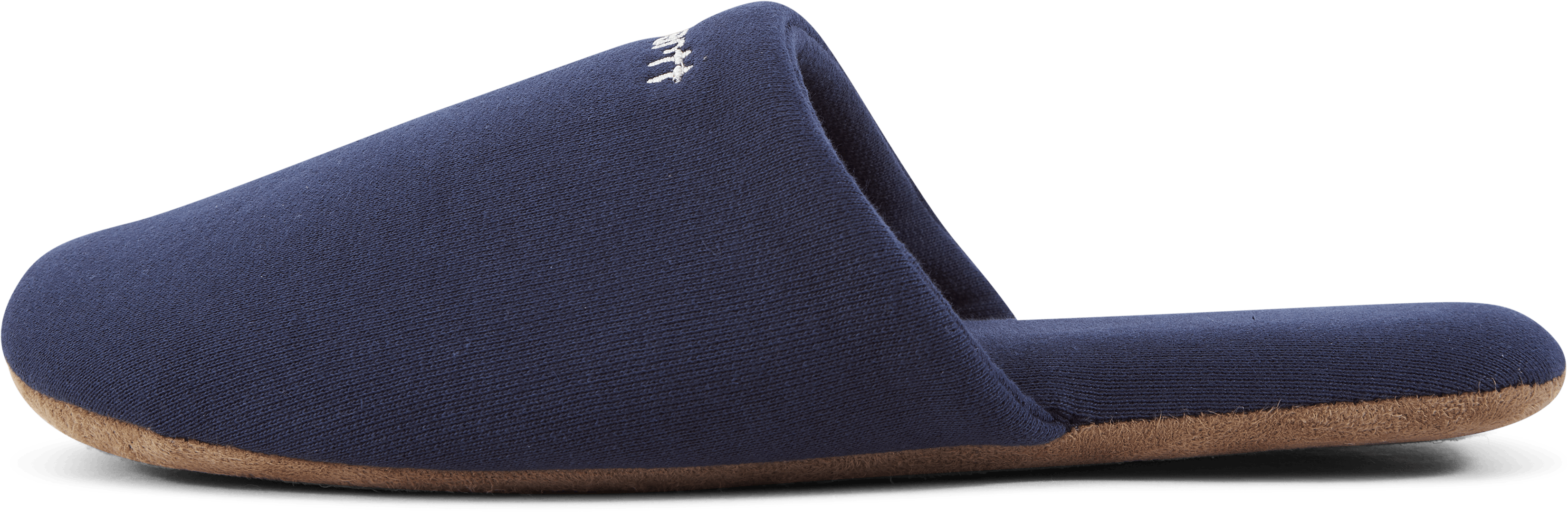 Script Embroidery Slippers Enzian / White, Unisex, Skor, Sandaler och Tofflor, Blå, S