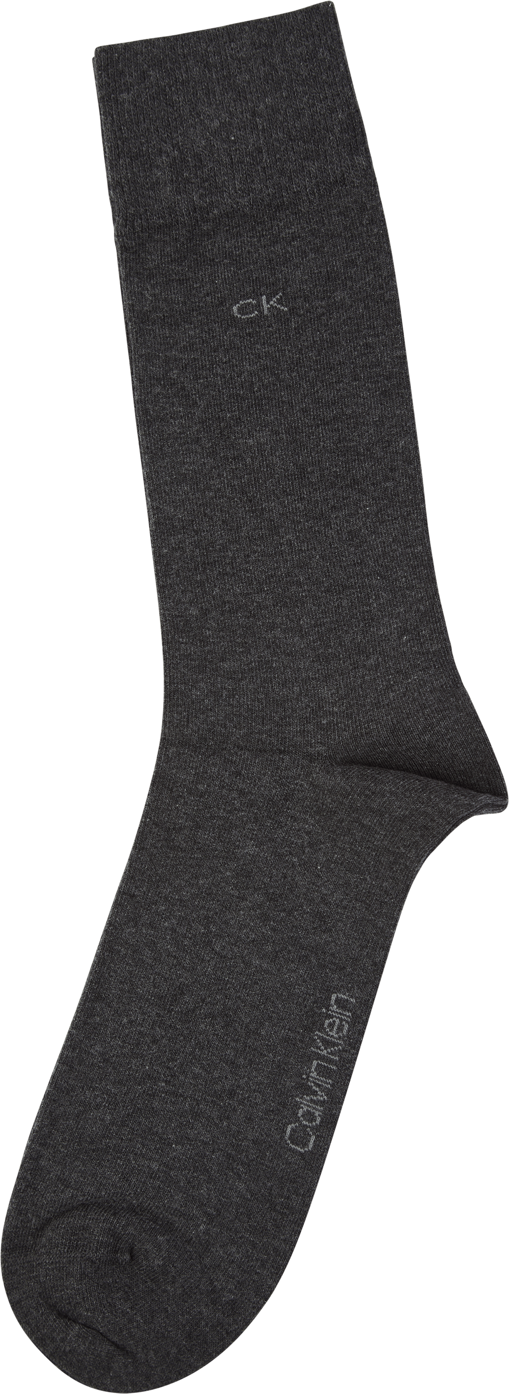 Ck Men Sock 2p 002 Dark, Male, Apparels, Socks, Black, 39-42