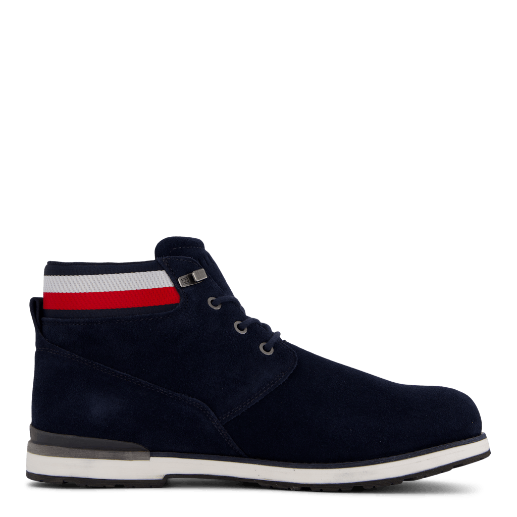 Core Hilfiger Suede Boot Navy | Shoes for every occasion | Footway