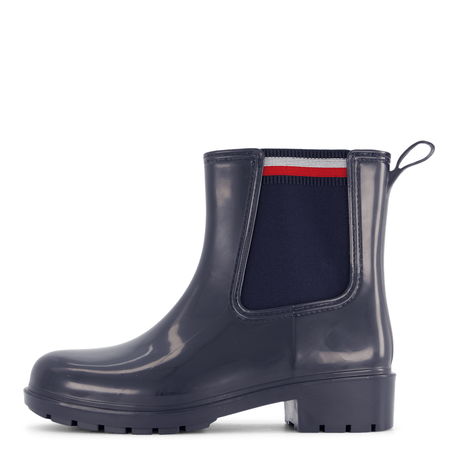 Corporate Elastic Rainboot Blue