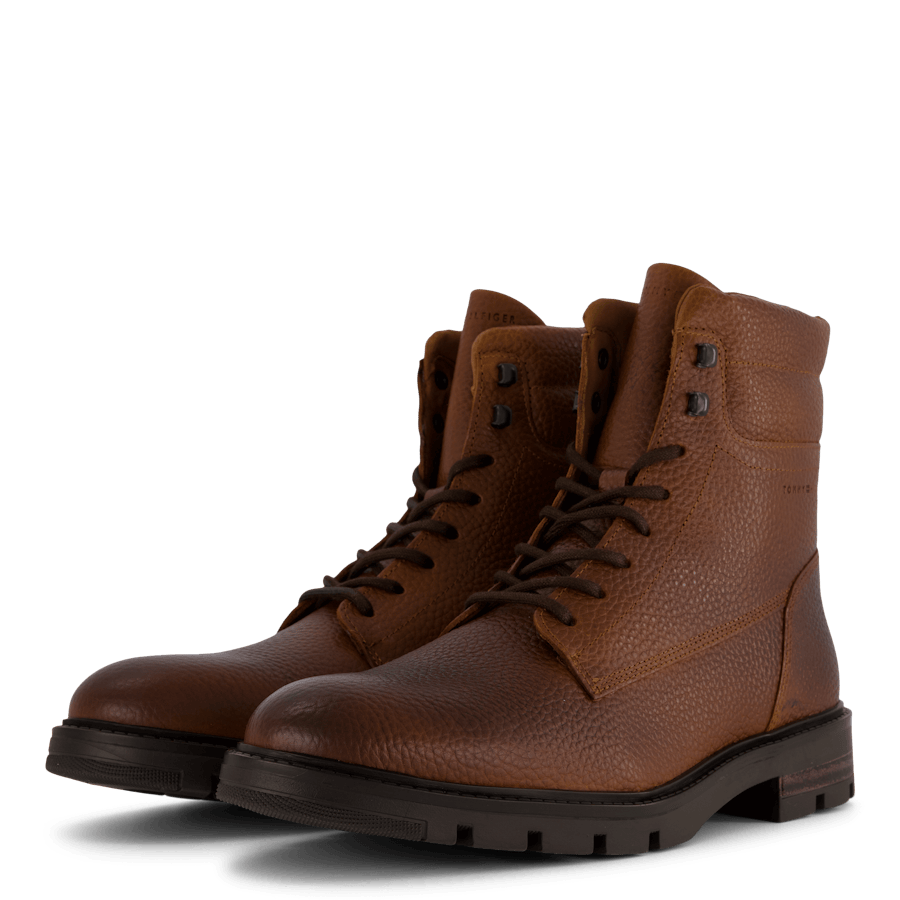 Varm Padded Hilfiger Lth Boot Cognac - Bild 5