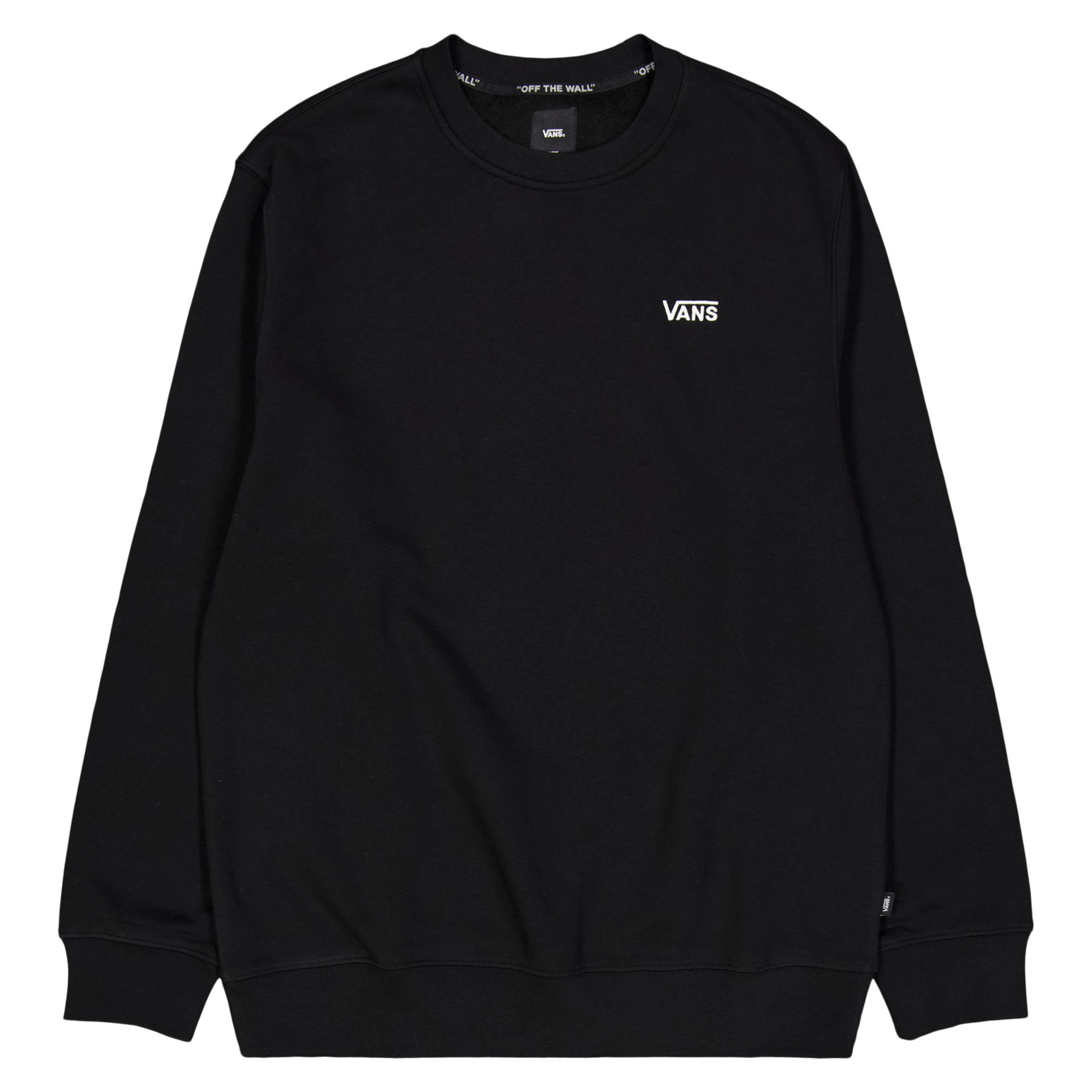 Vans Core Basic Crew Fleece, Male, Odevy, mikiny a mikiny, Čierna, M