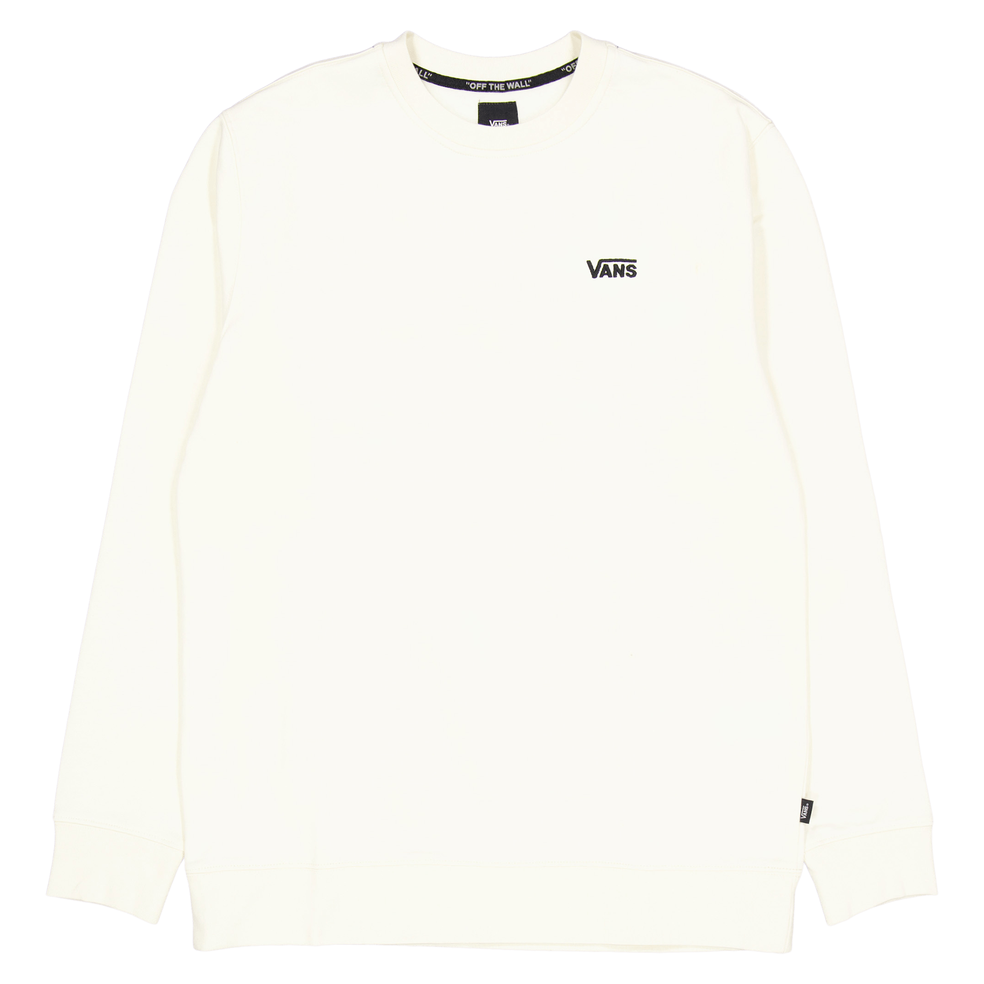 Vans Core Basic Crew Fleece Antique, Male, Odevy, mikiny a mikiny, Biely, XL