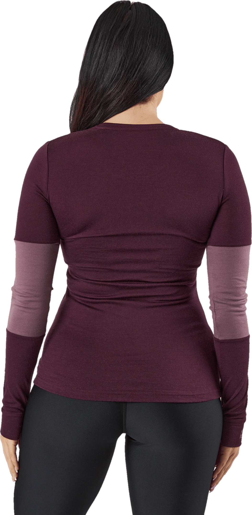 Mons Royale Cornice Long Sleev Wine Red - Bild 3