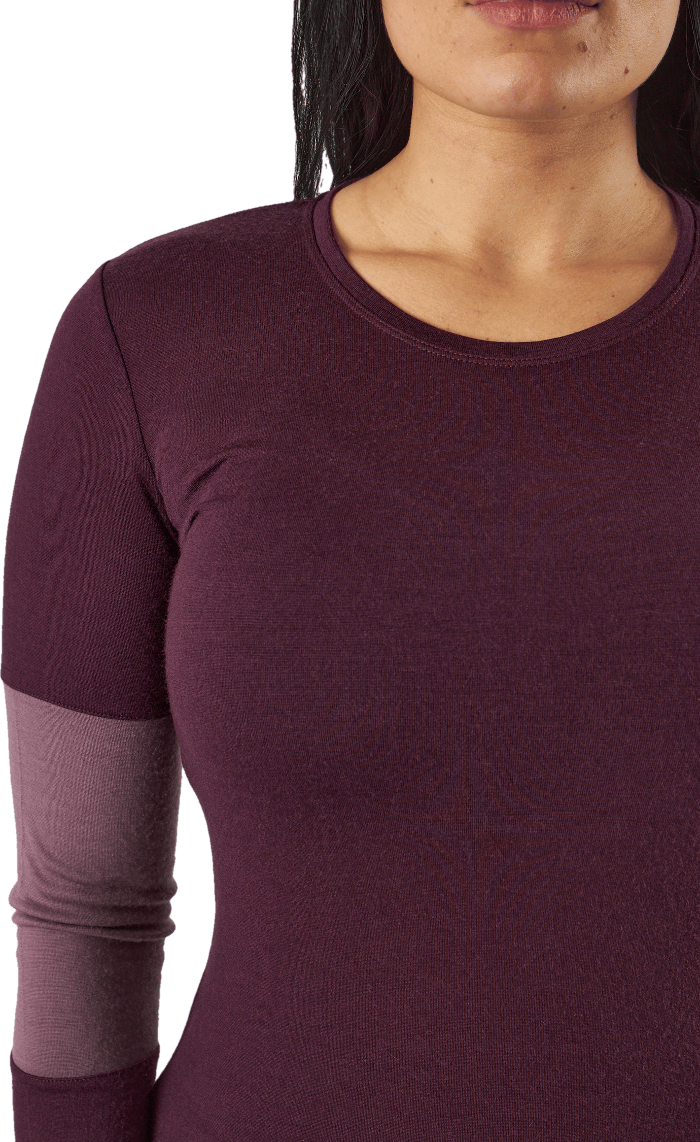 Mons Royale Cornice Long Sleev Wine Red - Bild 4