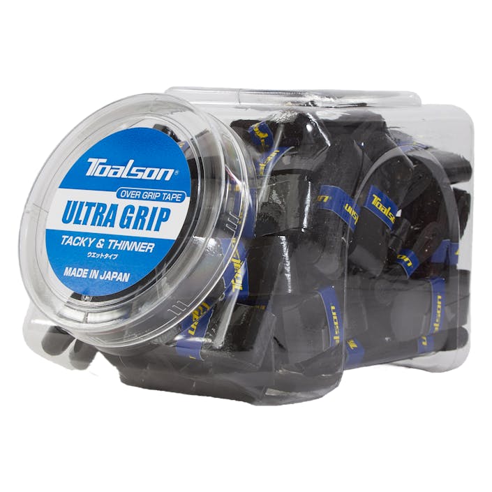 Toalson Ultra Overgrip 72 St. Black, Unisex, Utrustning, Träningsutrustning, Tennis, ONESIZE