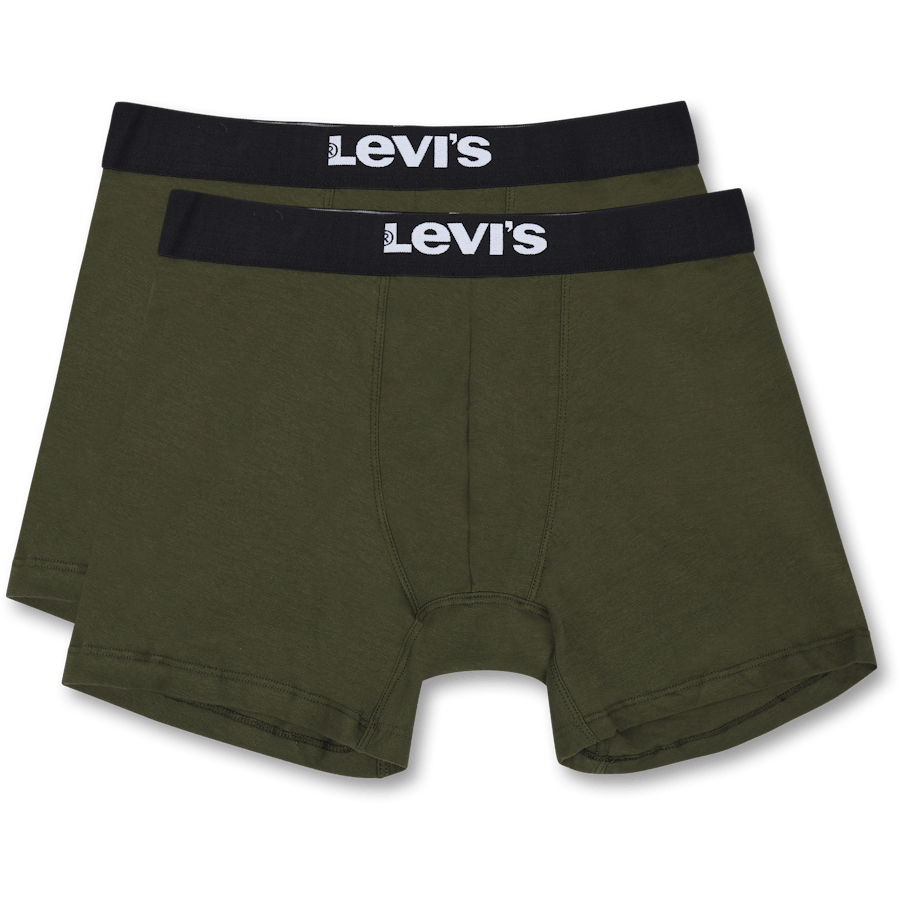 Levis Men Solid Basic Boxer Br 012 Khaki
