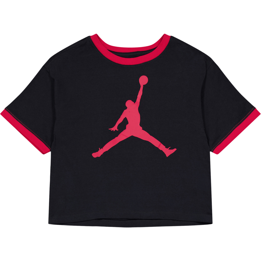 Essentials Ringer Tee Black