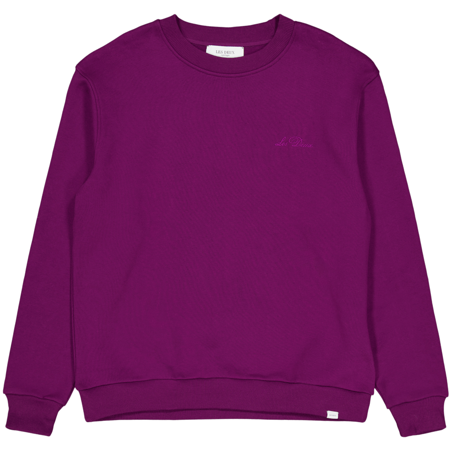 Les Deux Crew Sweatshirt Dark Purple