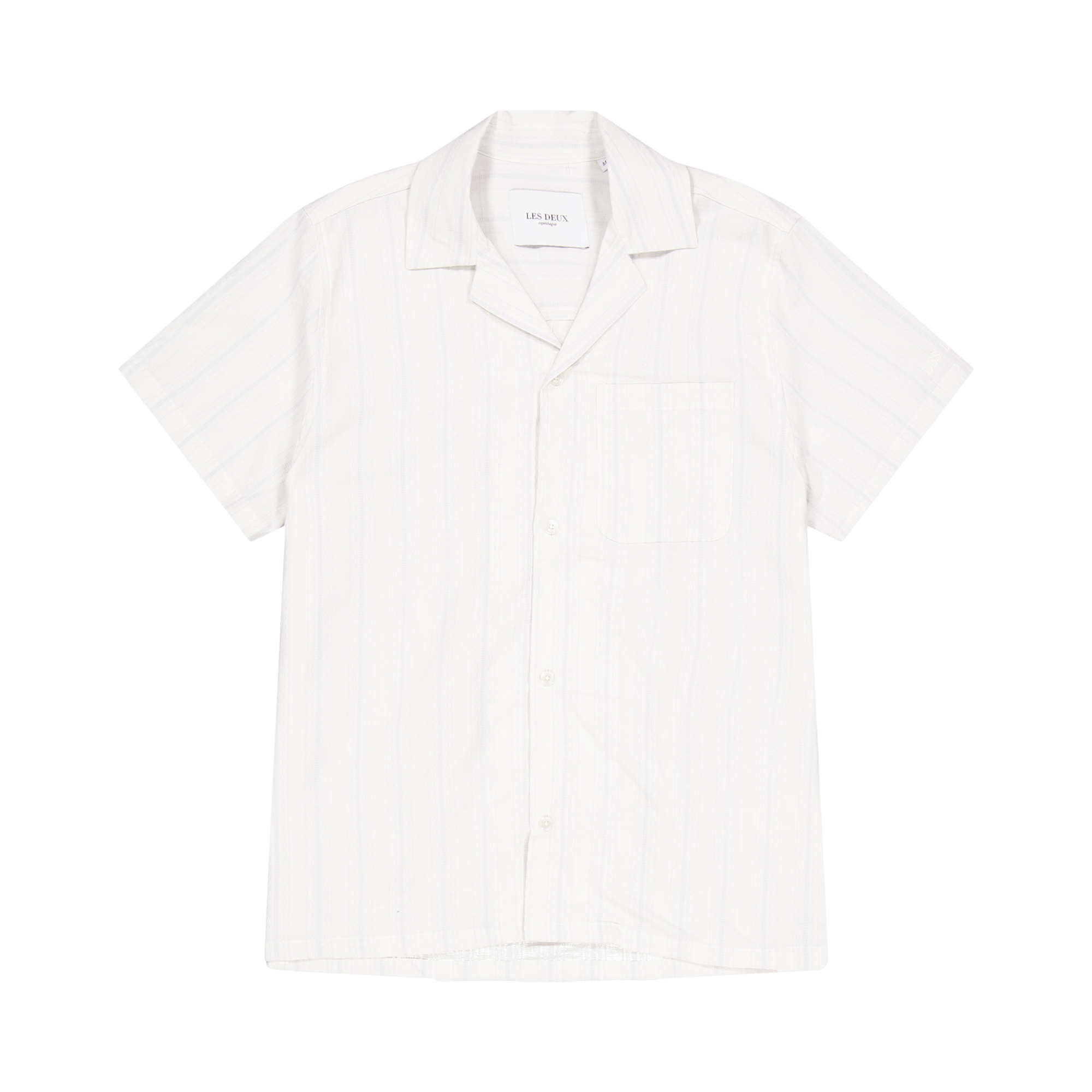 Leo Embroidery Shirt Ss Ivory