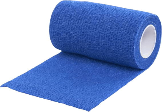 Kruuse Vet-flex 10cmx4,5m Blå