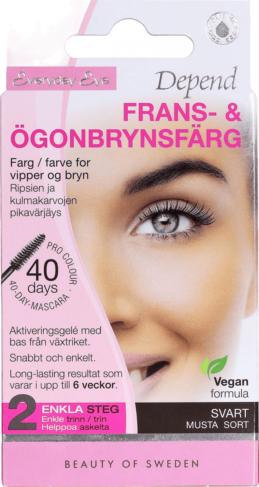 Depend Frans- & Ögonbrynsfärg