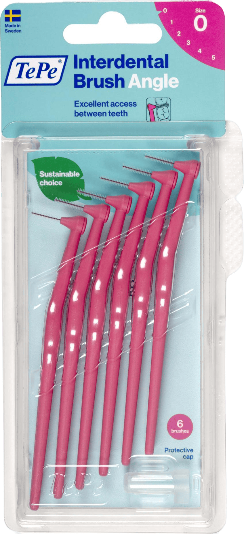 Tepe Angle Borste Rosa 0,4mm