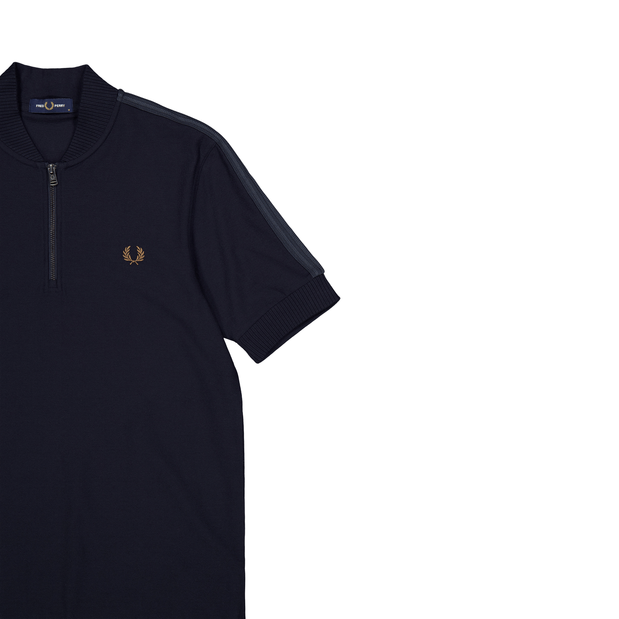 Fred Perry Bomber Half Zip Polo 608 - Bild 2