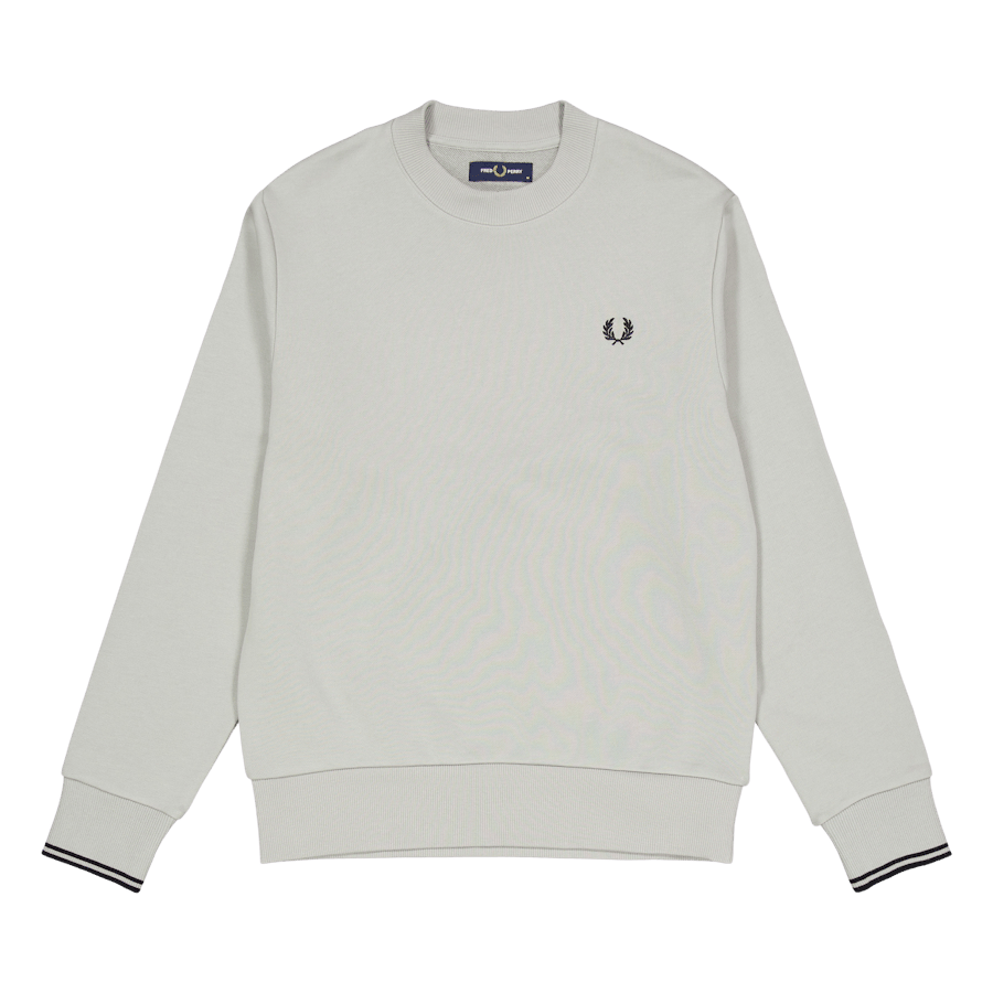 Fred Perry Crew Neck Sweatshirt 181 Limestone