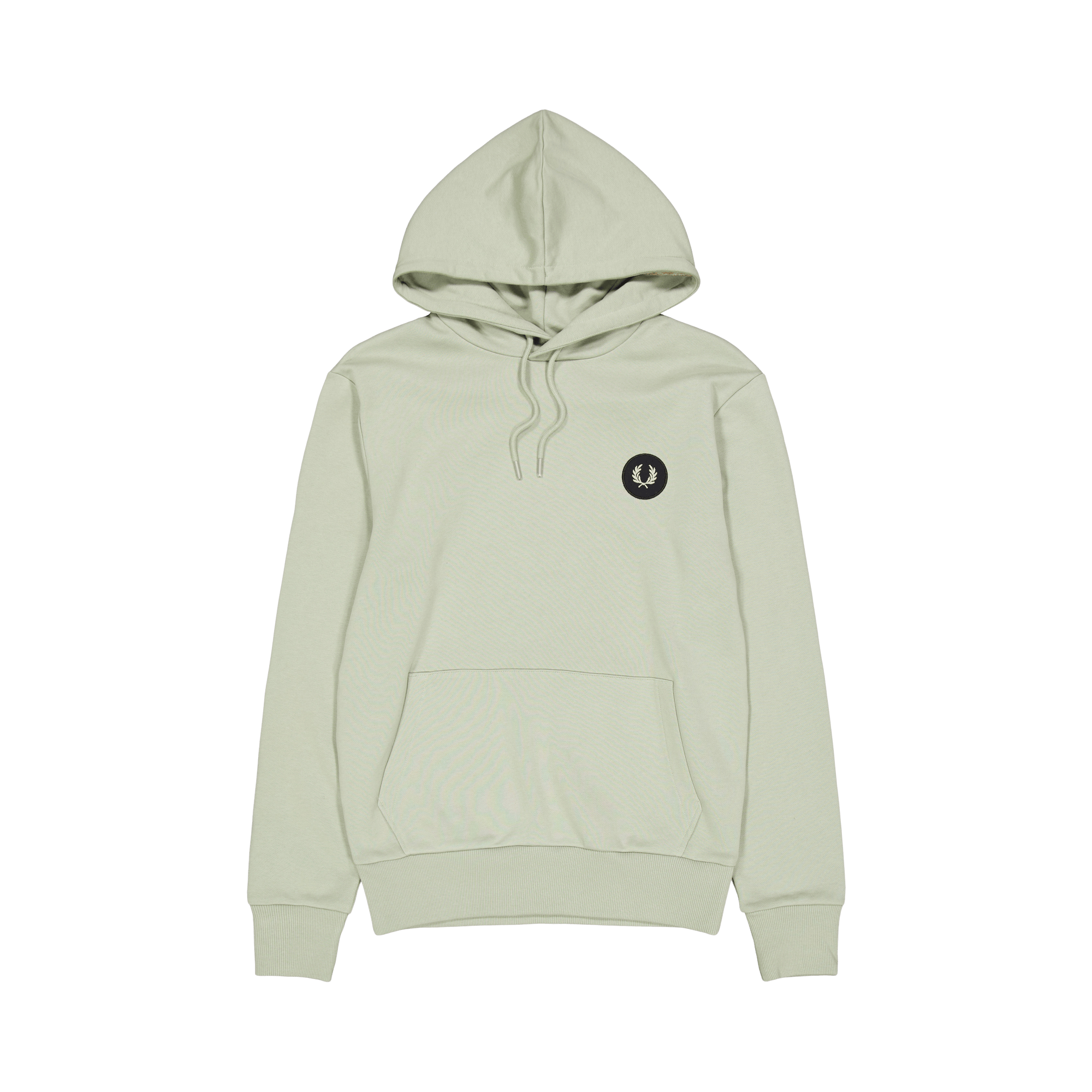 Fred Perry Badge Hooded Sweatshirt M37 Seagrass