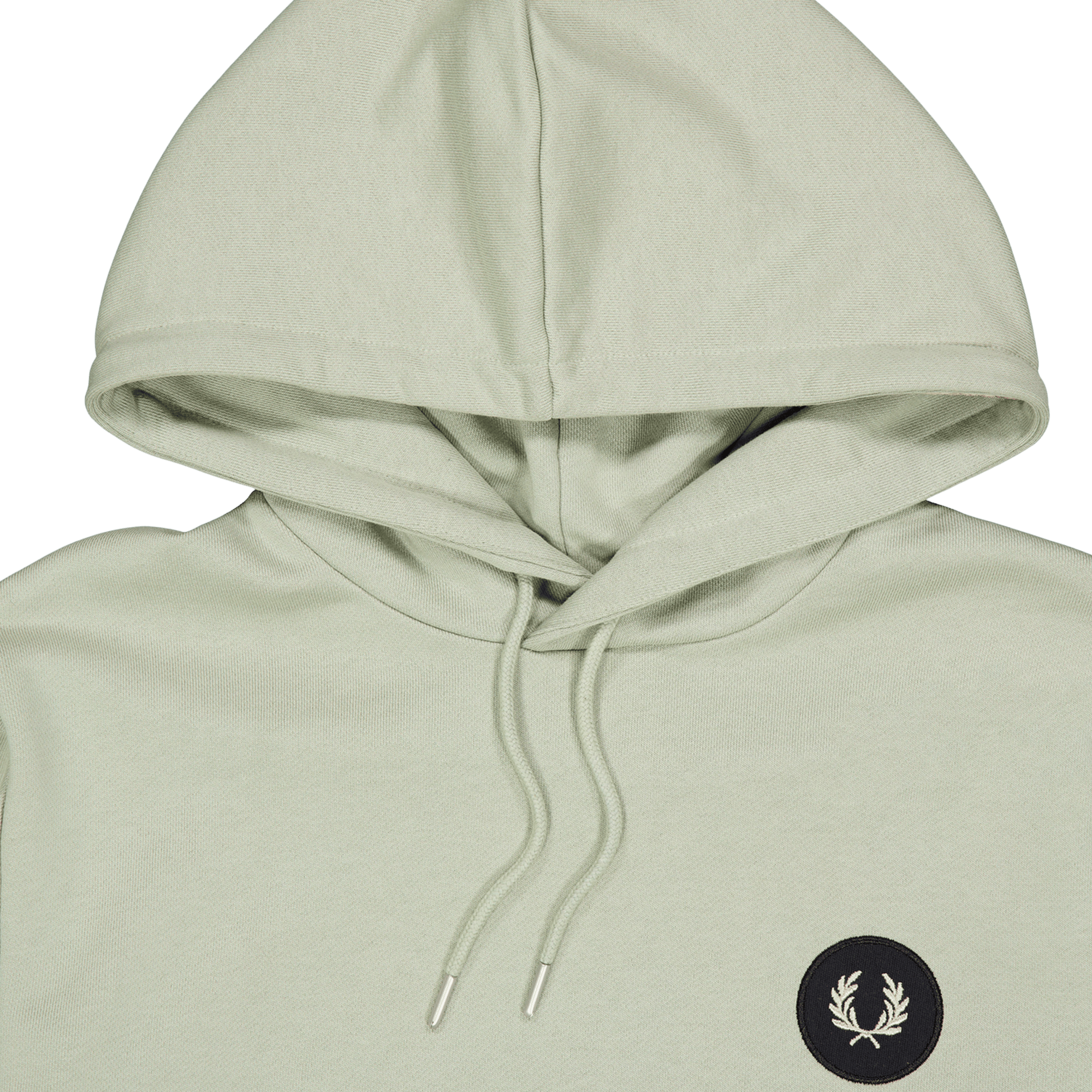 Fred Perry Badge Hooded Sweatshirt M37 Seagrass - Bild 3