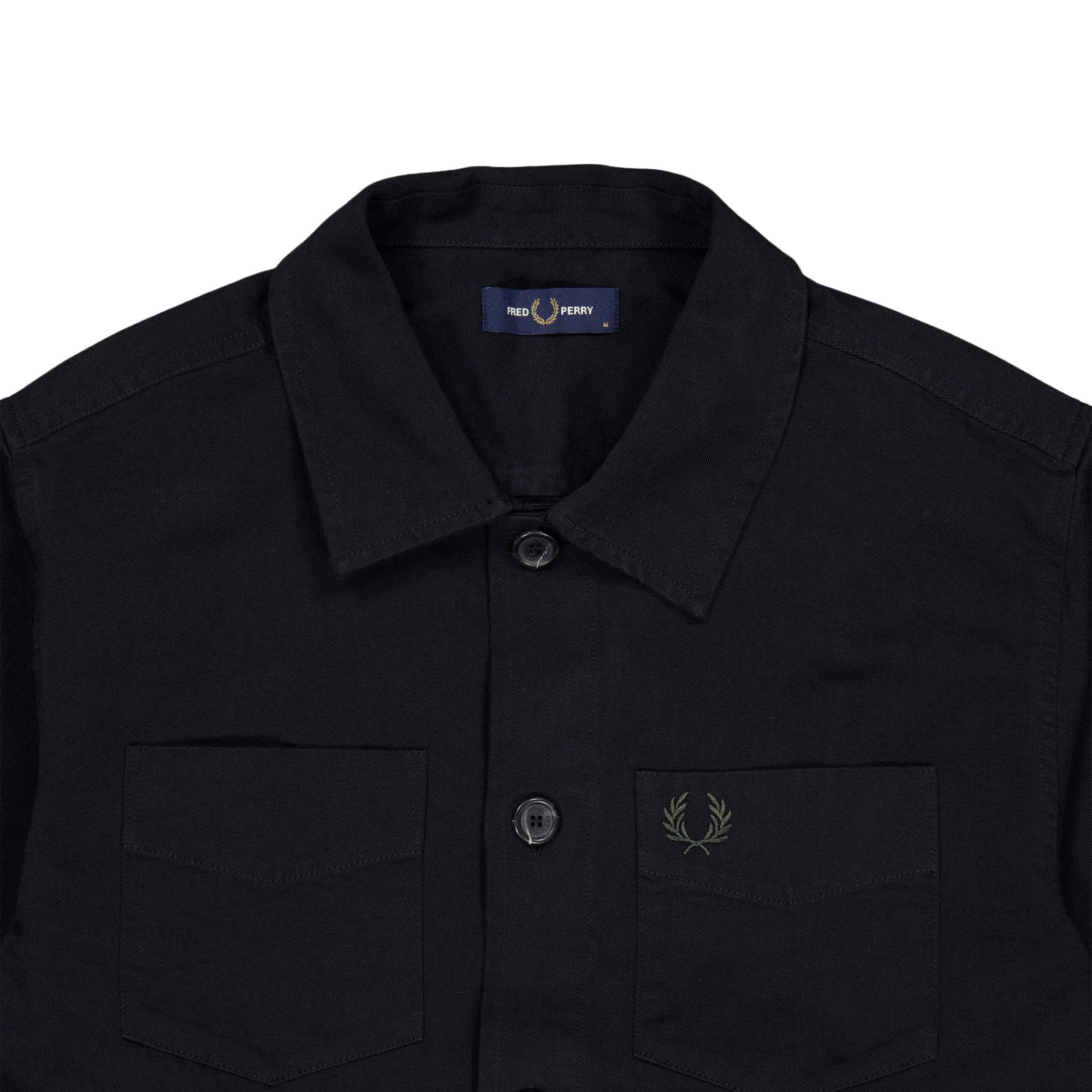 Fred Perry Twill Overshirt 102 - Bild 3
