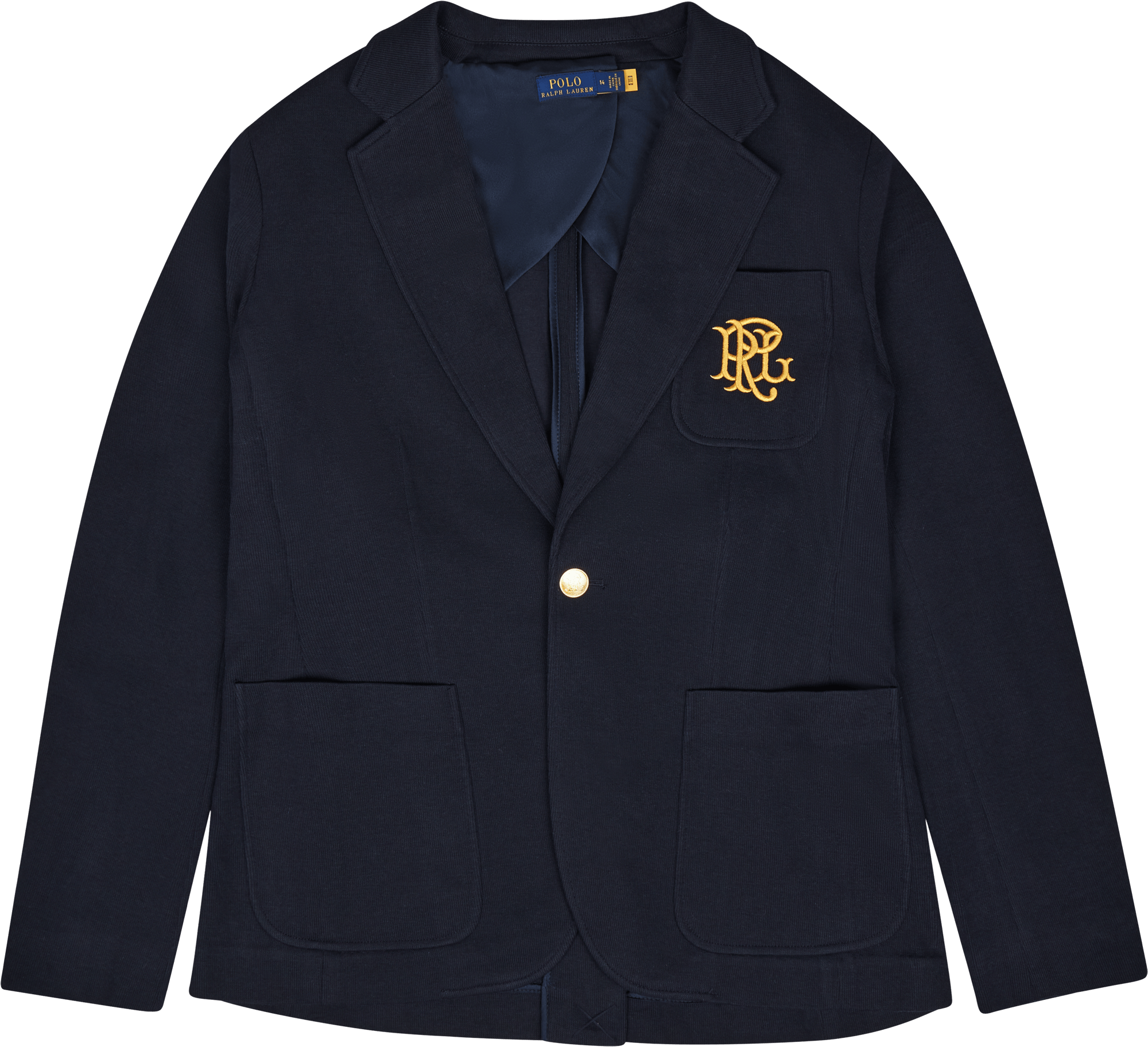 Women’s Blazer With Embroidere Blue