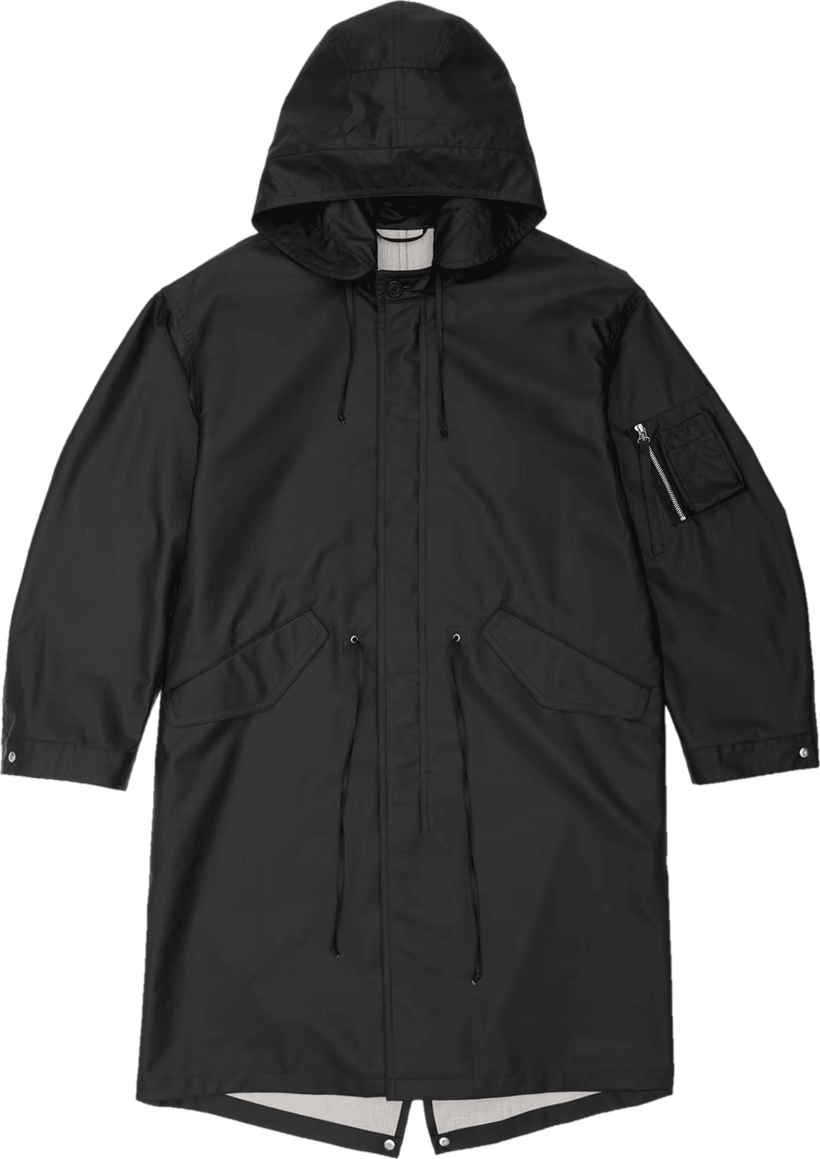 Rubber Parka.laminat Black