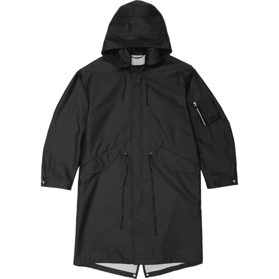 Rubber Parka.laminat Black