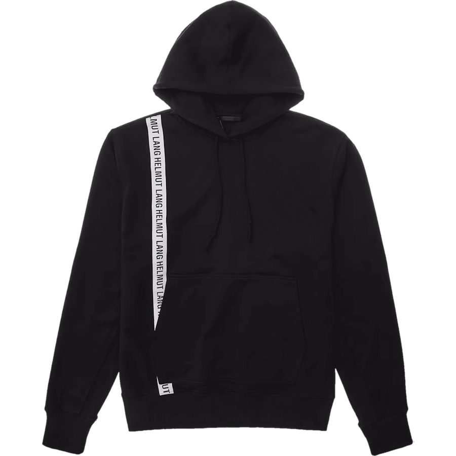 Stripe Hoodie.bold T Black
