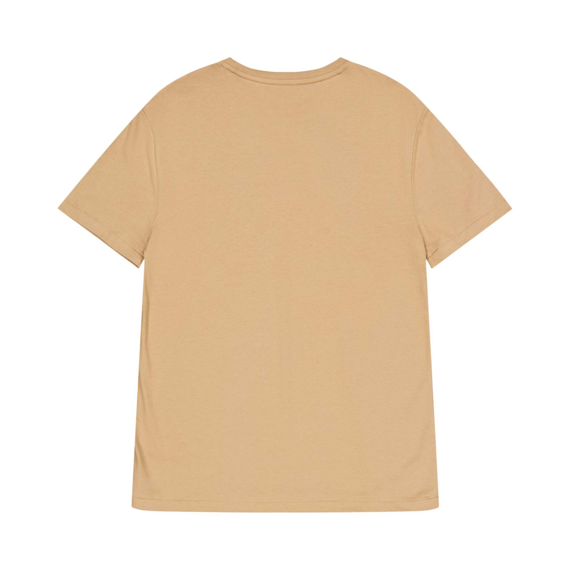 Custom Slim Jersey Crewneck T-Shirt Cafe Tan - Bild 2