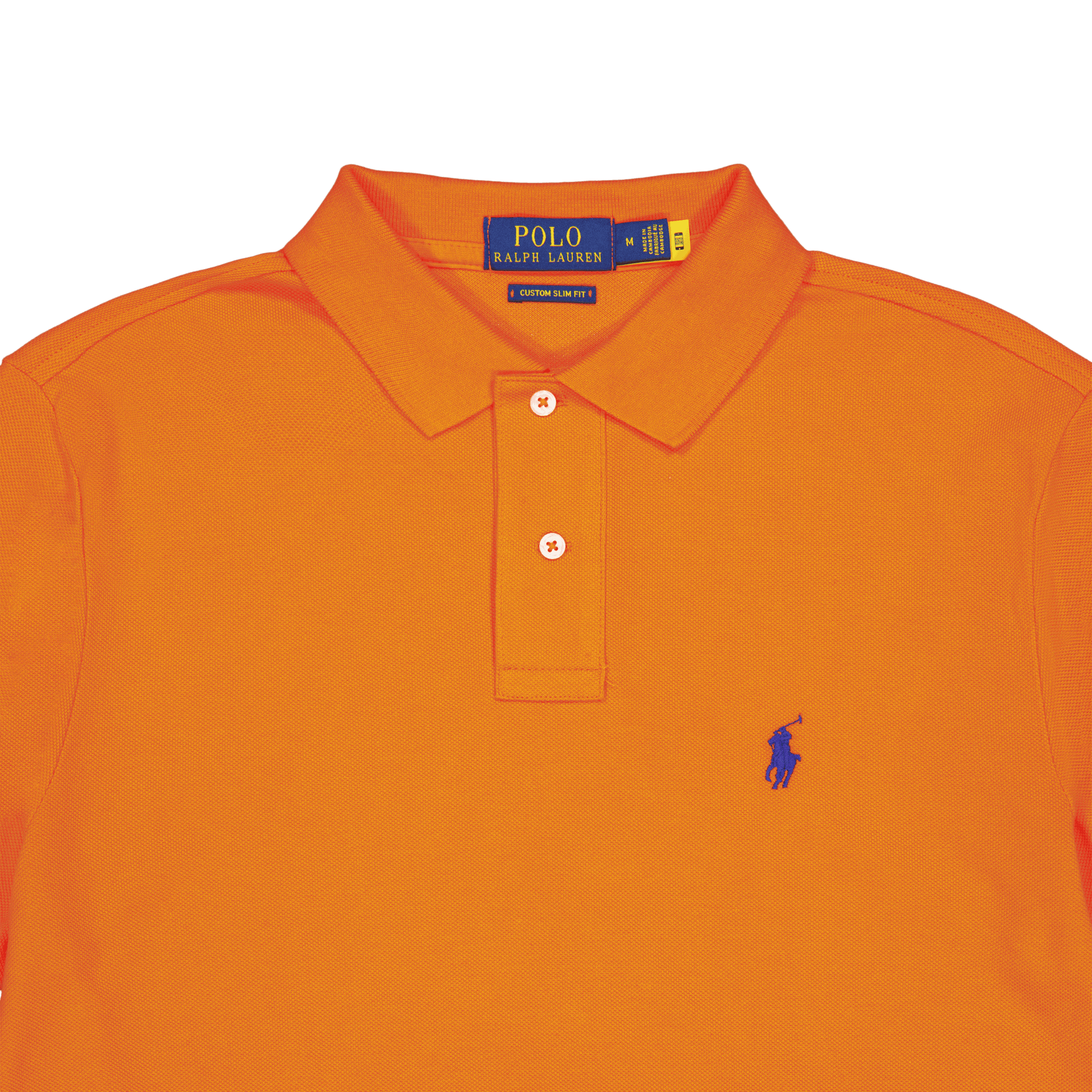 Custom Slim Fit Mesh Polo Shirt Sailing Orange - Bild 3