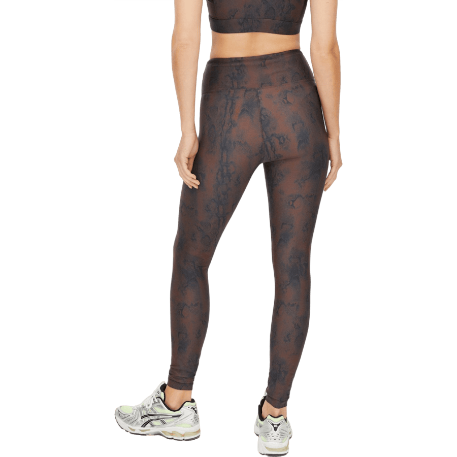 Printed High Waist Tights Brown Snake - Bild 2