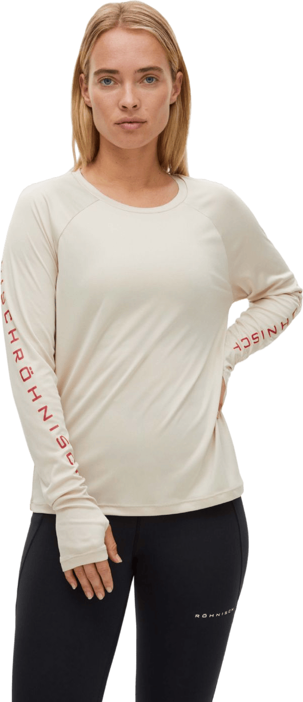 Active Logo Long Sleeve Oatmeal