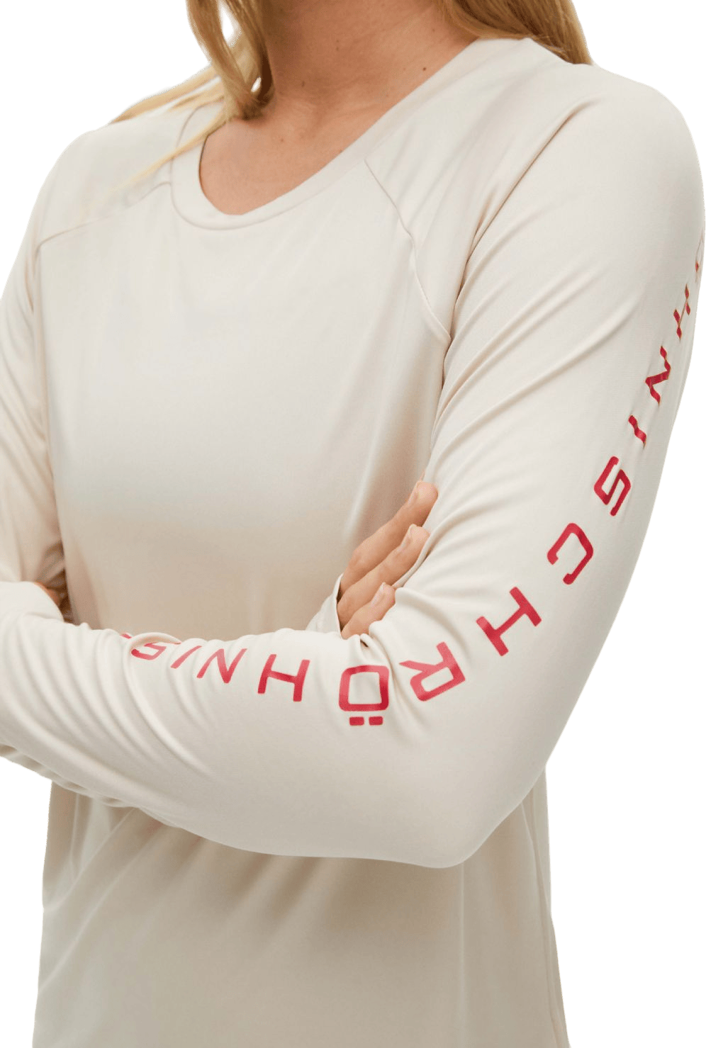 Active Logo Long Sleeve Oatmeal - Bild 3