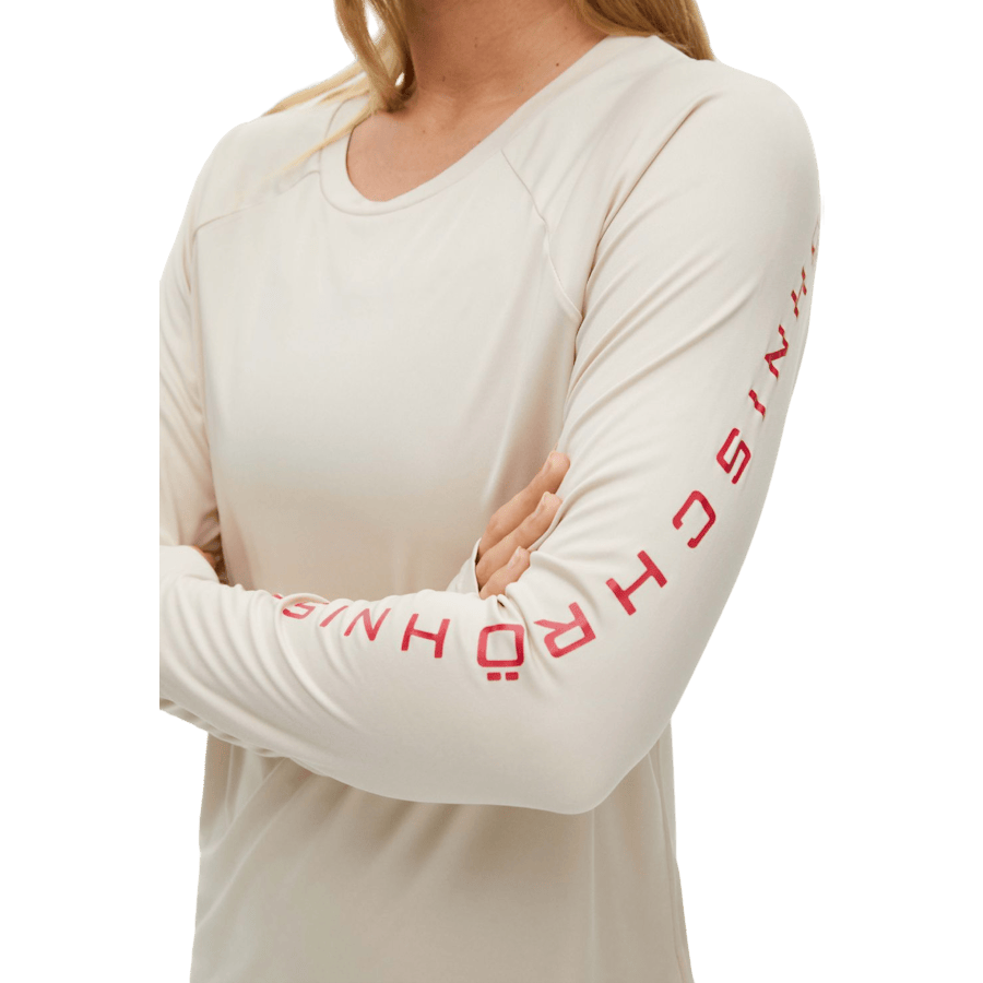 Active Logo Long Sleeve Oatmeal - Bild 3