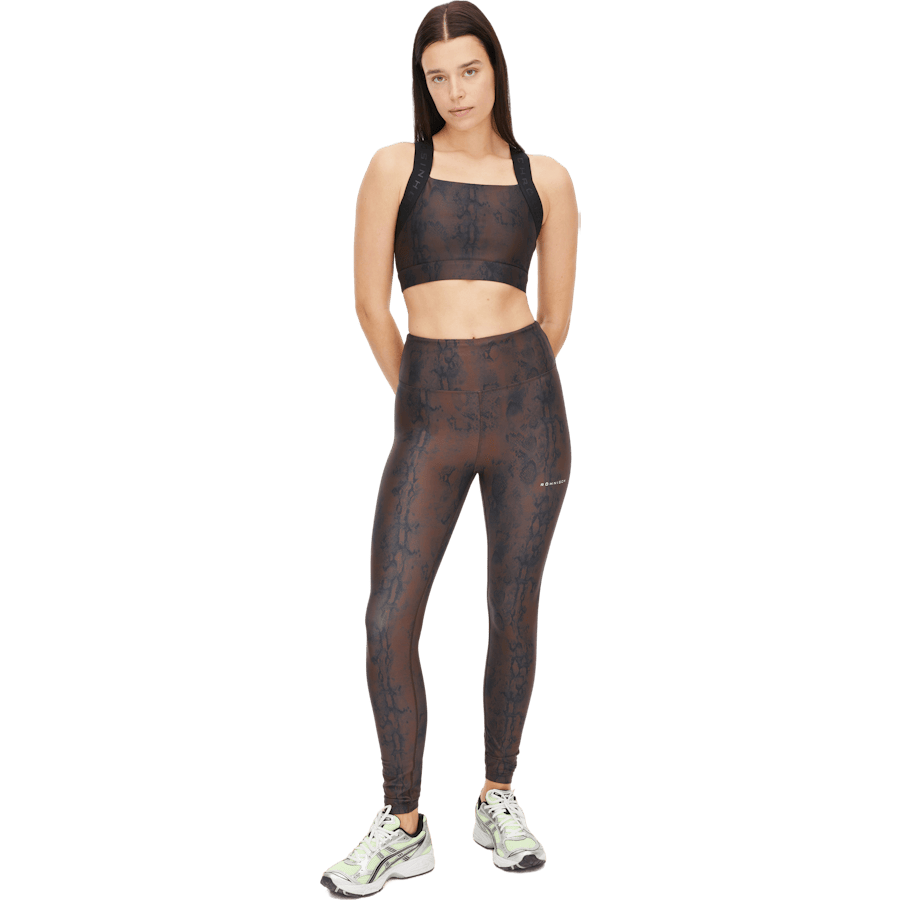 Kay Printed Sportsbra Brown Snake - Bild 3