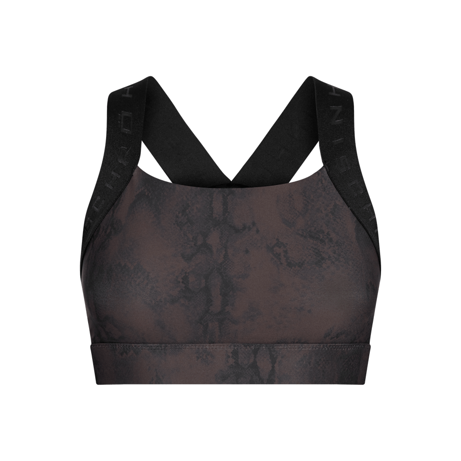Kay Printed Sportsbra Brown Snake - Bild 5
