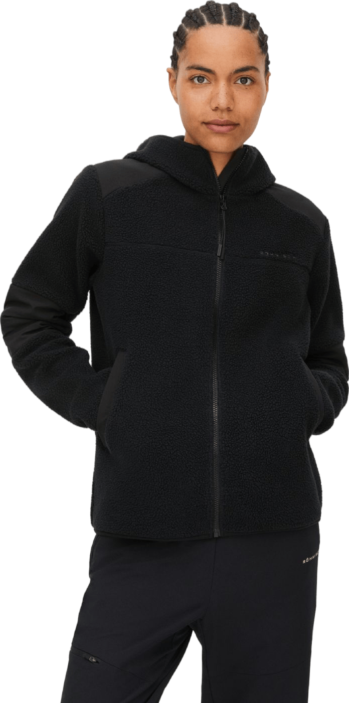 Wazzi Pile Hoodie Black