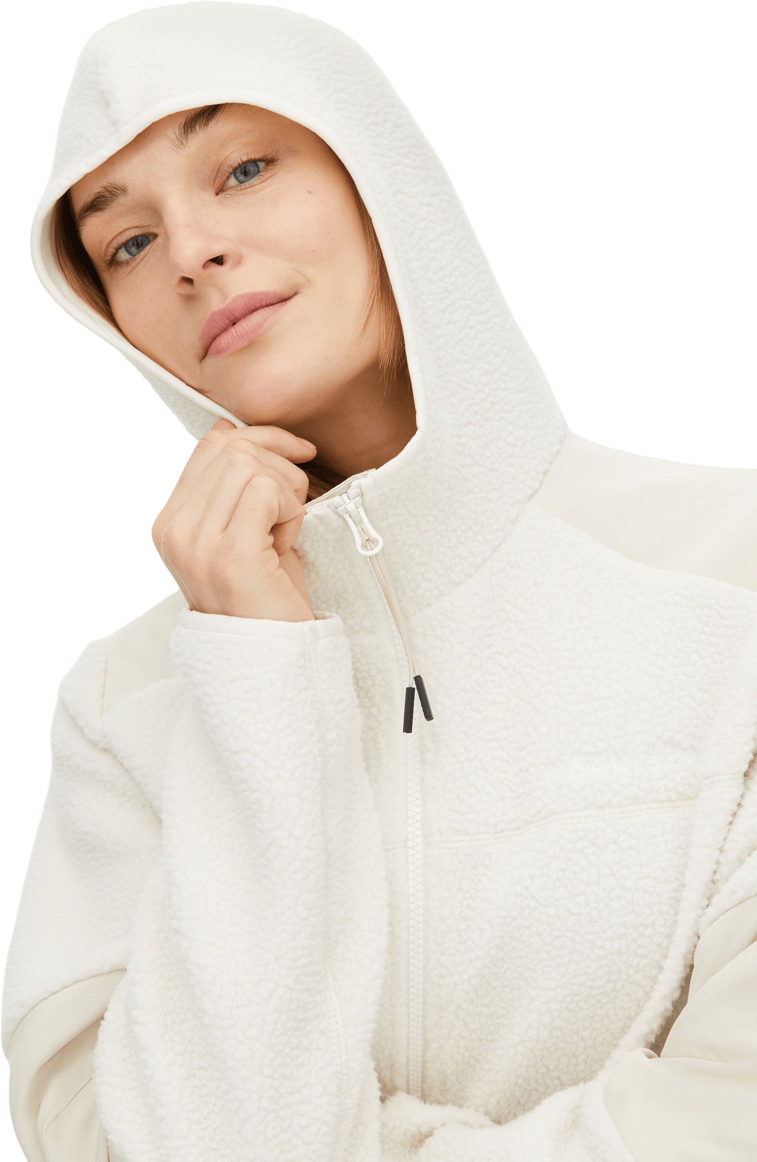 Wazzi Pile Hoodie Tofu - Bild 3