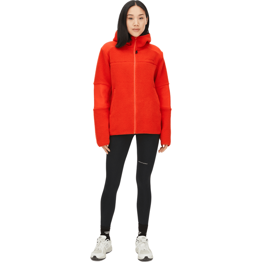 Wazzi Pile Hoodie Poinciana