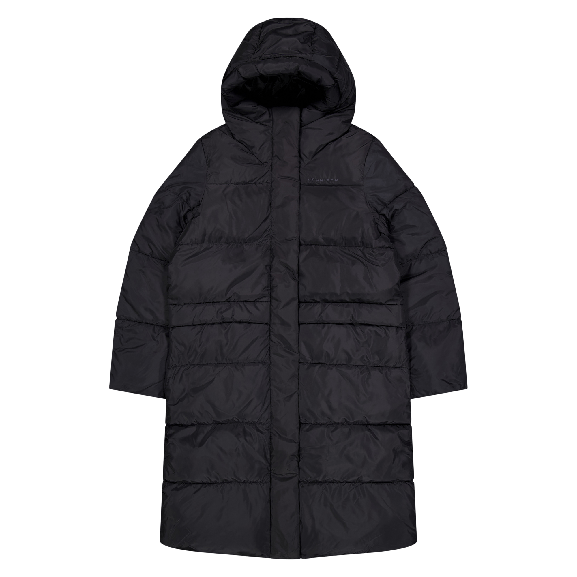 Reign Hood Coat Black