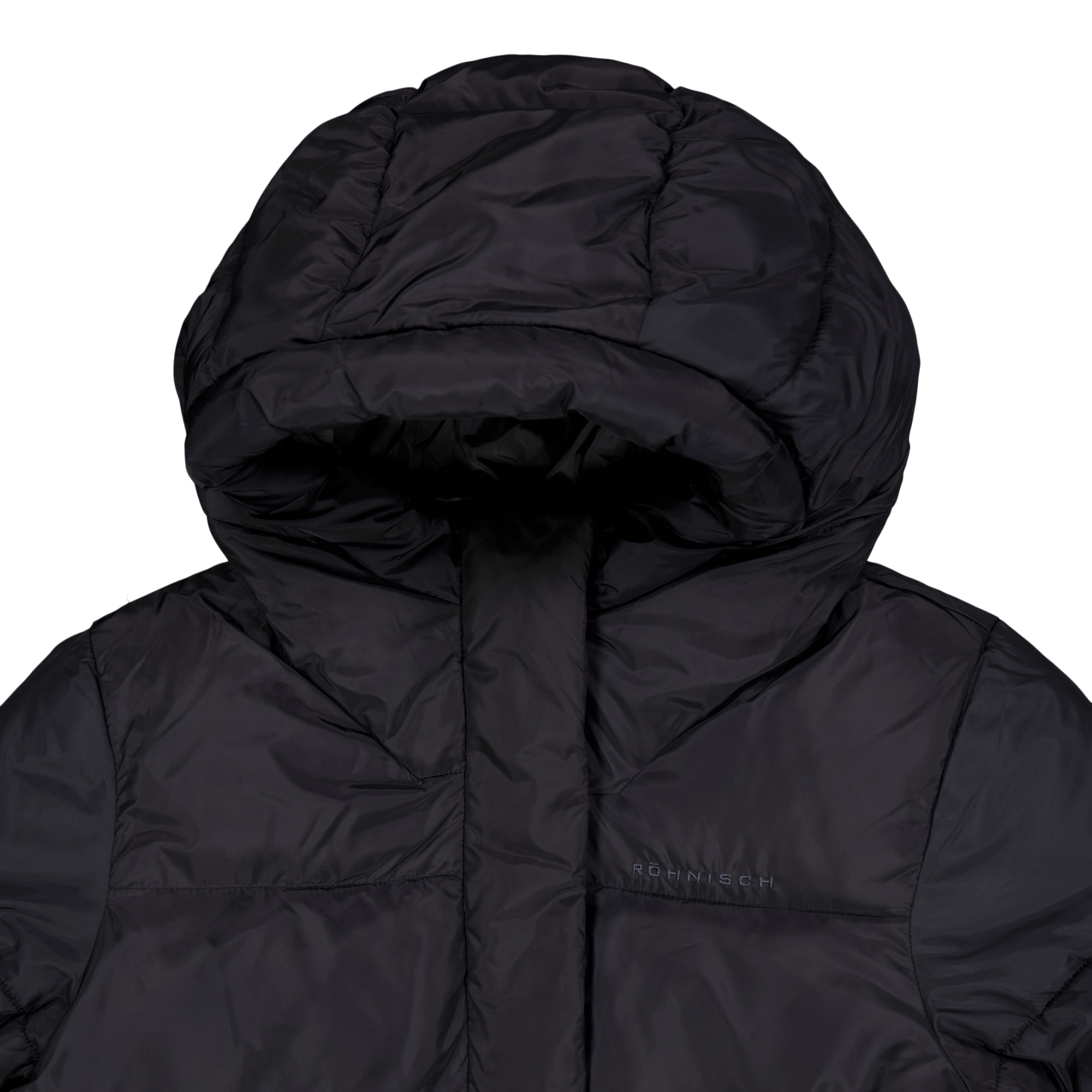 Reign Hood Coat Black - Bild 3